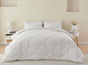 Natural Alpaca Wool Duvet (100% Peruvian) – Hypoallergenic All-Season Comforter with Breathable Cotton Shell